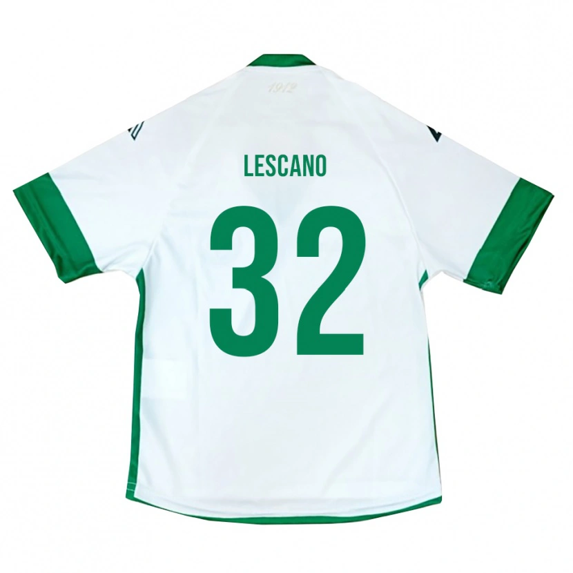 DanxenキッズFacundo Lescano#32白、緑、青アウェイシャツ2025/26ジャージーユニフォーム