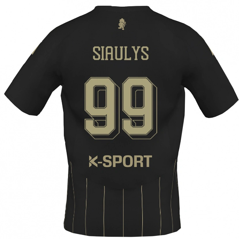 DanxenキッズOvidijus Siaulys#99グレー 白アウェイシャツ2025/26ジャージーユニフォーム