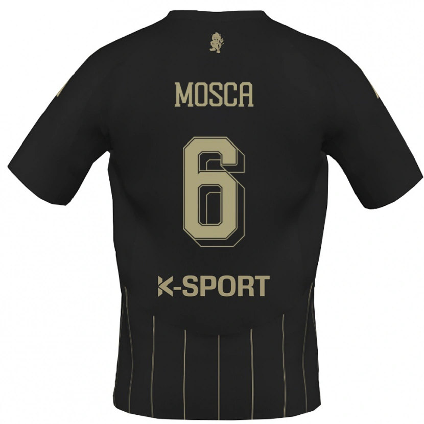 DanxenキッズGiulio Mosca#6グレー 白アウェイシャツ2025/26ジャージーユニフォーム