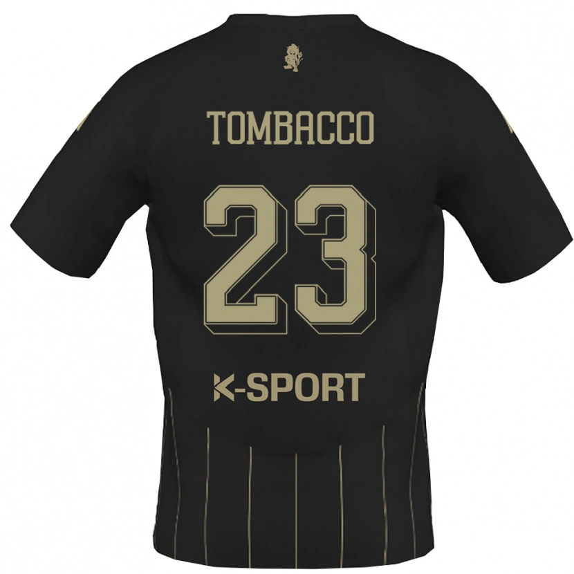 DanxenキッズFederico Tombacco#23グレー 白アウェイシャツ2025/26ジャージーユニフォーム