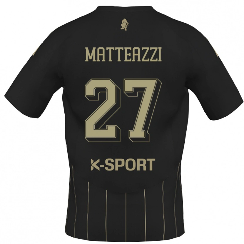 DanxenキッズErnesto Matteazzi#27グレー 白アウェイシャツ2025/26ジャージーユニフォーム