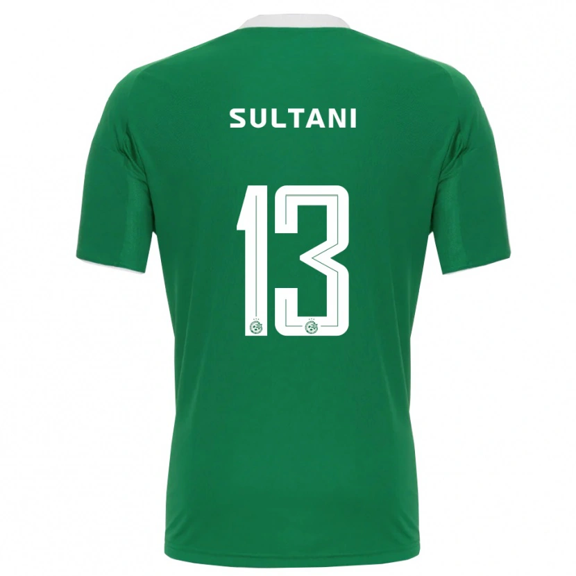 DanxenメンズTomás Sultani#13緑と白ホームシャツ2025/26ジャージーユニフォーム