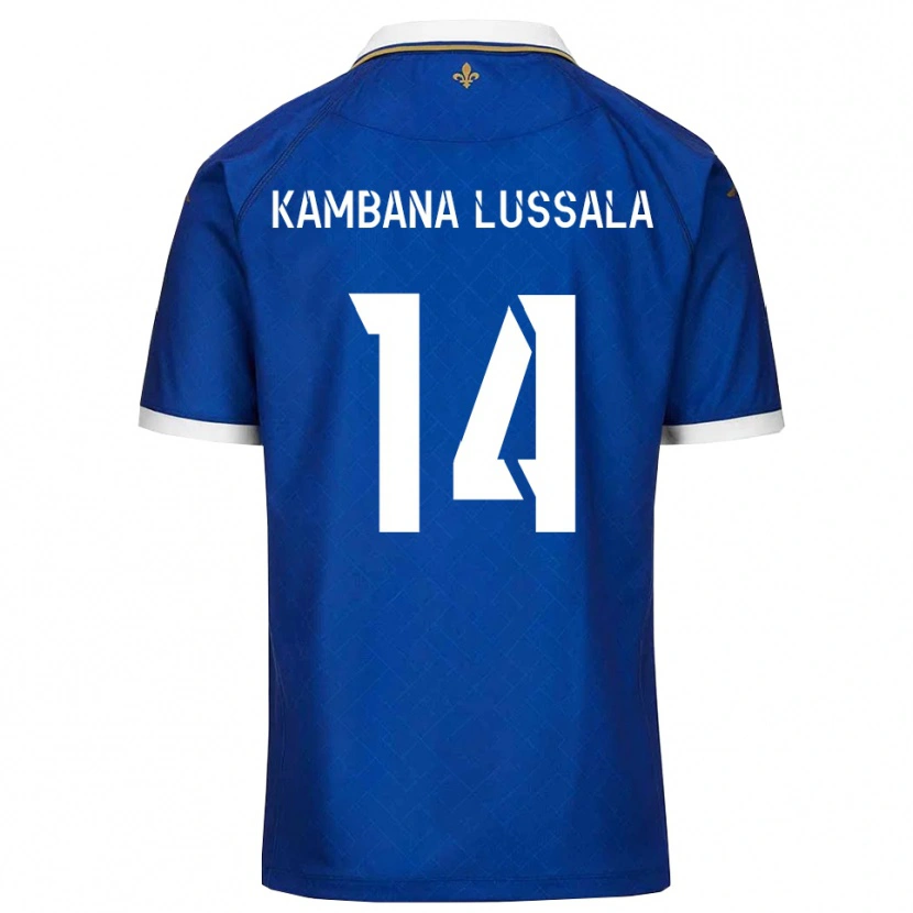 DanxenメンズFrancisco Kambana Lussala#14青 金ホームシャツ2025/26ジャージーユニフォーム