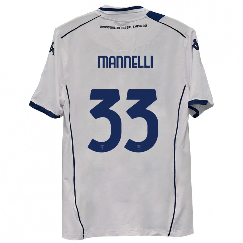 DanxenメンズMatteo Mannelli#33ダークネイビーアウェイシャツ2025/26ジャージーユニフォーム