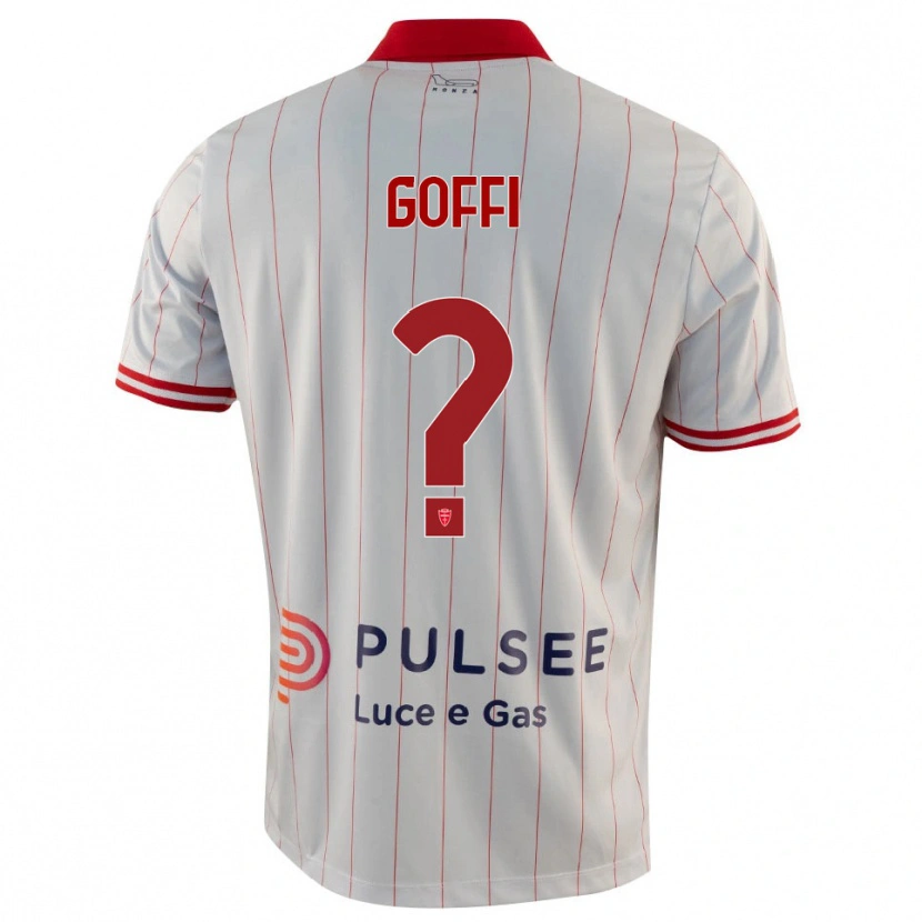 DanxenメンズTommaso Goffi#0白、赤、青アウェイシャツ2025/26ジャージーユニフォーム