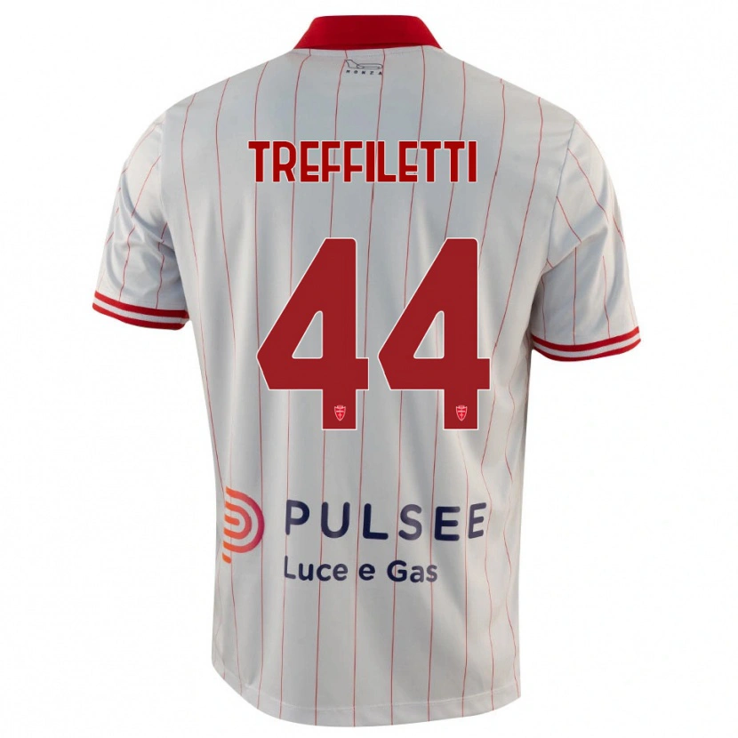 DanxenメンズDanilo Treffiletti#44白、赤、青アウェイシャツ2025/26ジャージーユニフォーム