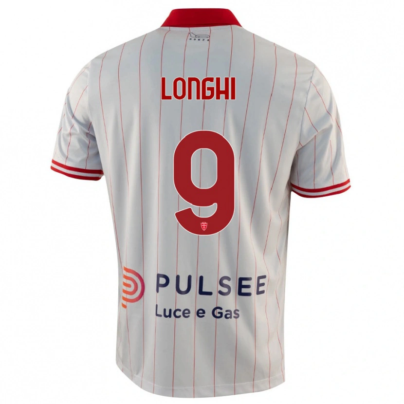 Danxenメンズジョーダンロンギ#9白、赤、青アウェイシャツ2025/26ジャージーユニフォーム