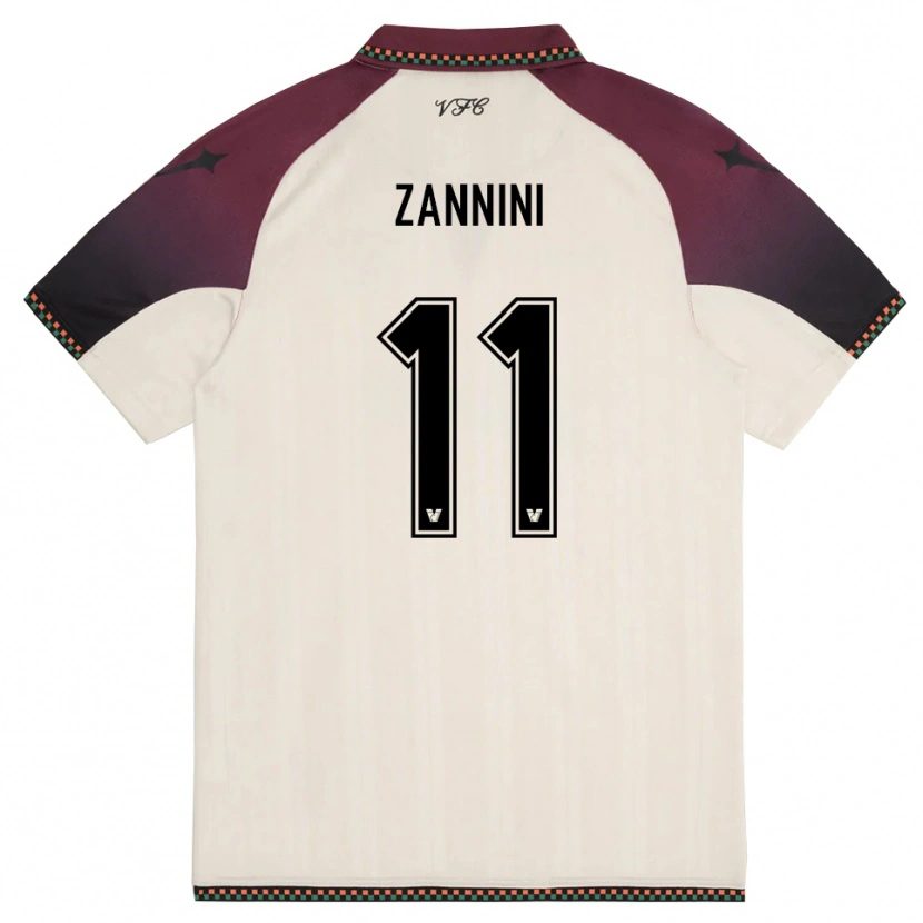 DanxenメンズSofia Zannini#11クリームとバーガンディアウェイシャツ2025/26ジャージーユニフォーム