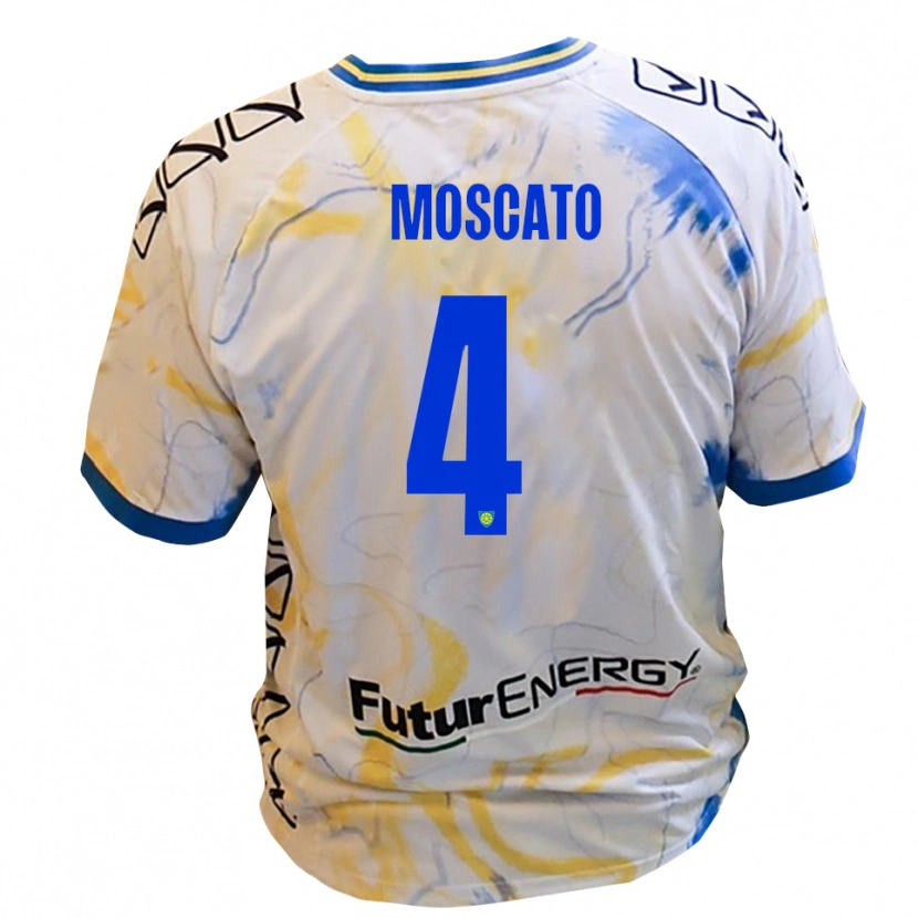 DanxenメンズGabriele Moscato#4白 黄 青アウェイシャツ2025/26ジャージーユニフォーム