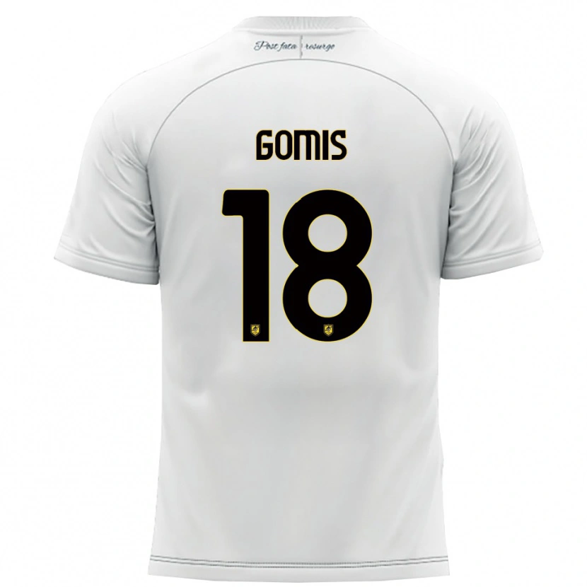 DanxenメンズFrancis Gomis#18白 黄アウェイシャツ2025/26ジャージーユニフォーム