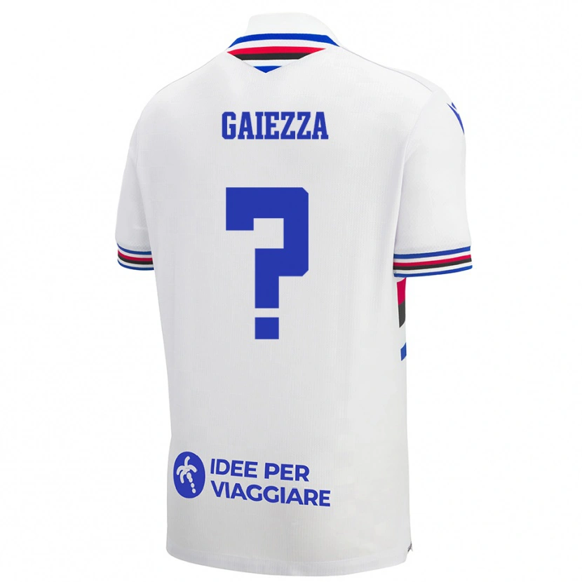 DanxenメンズEdoardo Gaiezza#0白、青、赤アウェイシャツ2025/26ジャージーユニフォーム