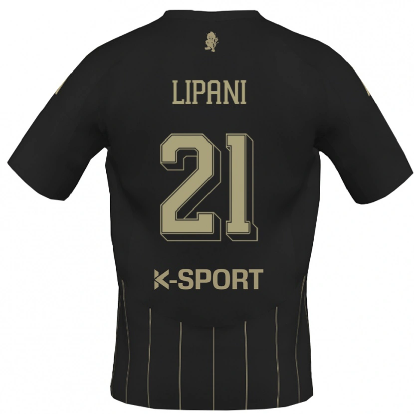 DanxenメンズIacopo Lipani#21グレー 白アウェイシャツ2025/26ジャージーユニフォーム