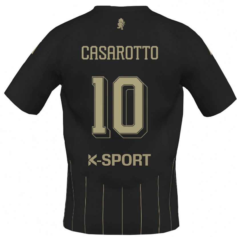 DanxenメンズMatteo Casarotto#10グレー 白アウェイシャツ2025/26ジャージーユニフォーム