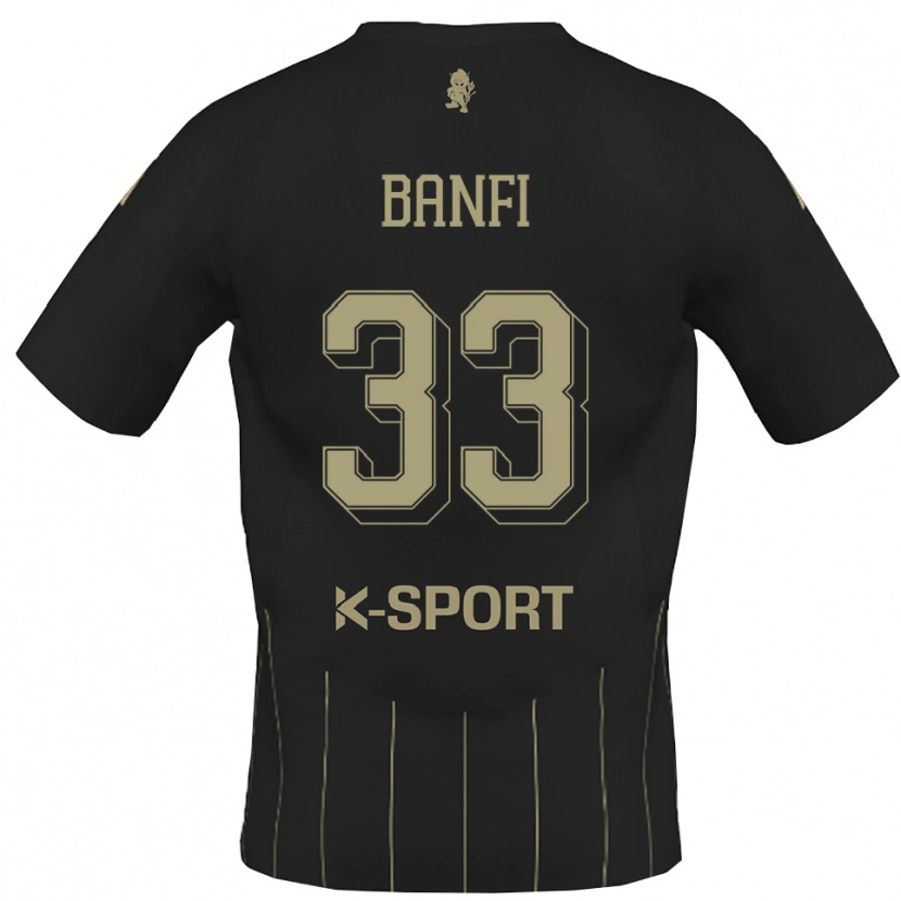 DanxenメンズEmanuele Banfi#33グレー 白アウェイシャツ2025/26ジャージーユニフォーム