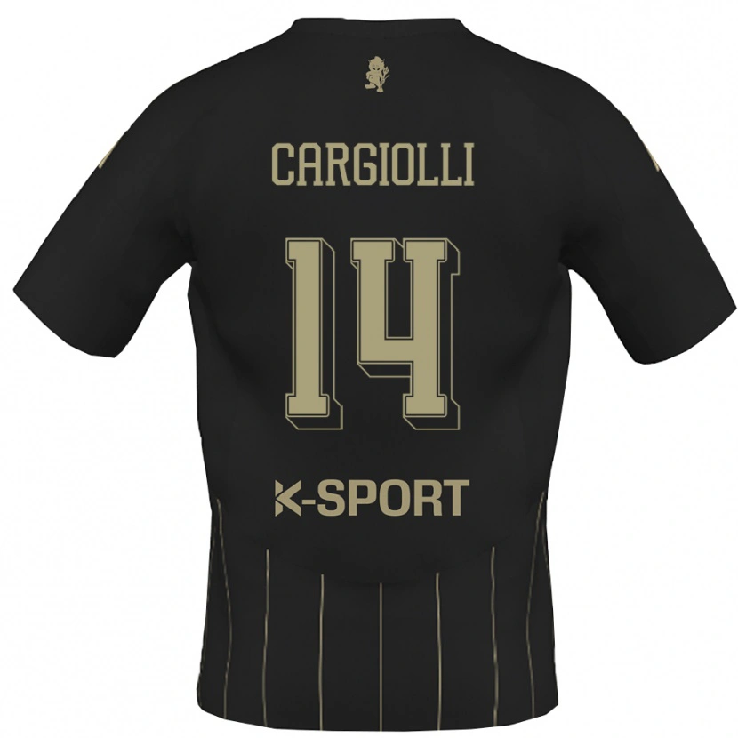 DanxenメンズTommaso Cargiolli#14グレー 白アウェイシャツ2025/26ジャージーユニフォーム