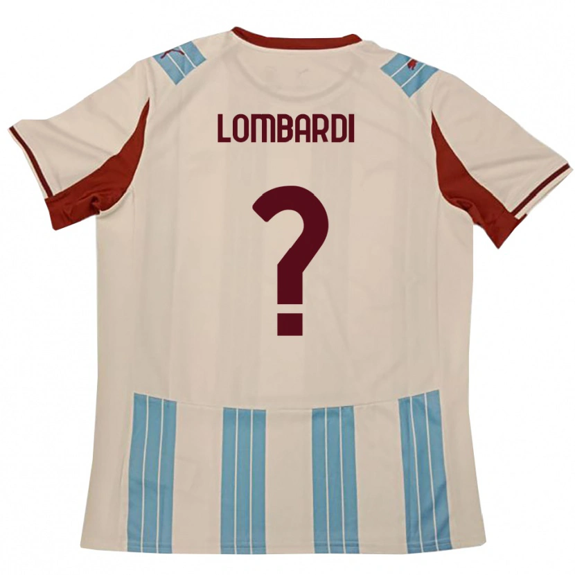 DanxenメンズLorenzo Lombardi#0水色と白アウェイシャツ2025/26ジャージーユニフォーム