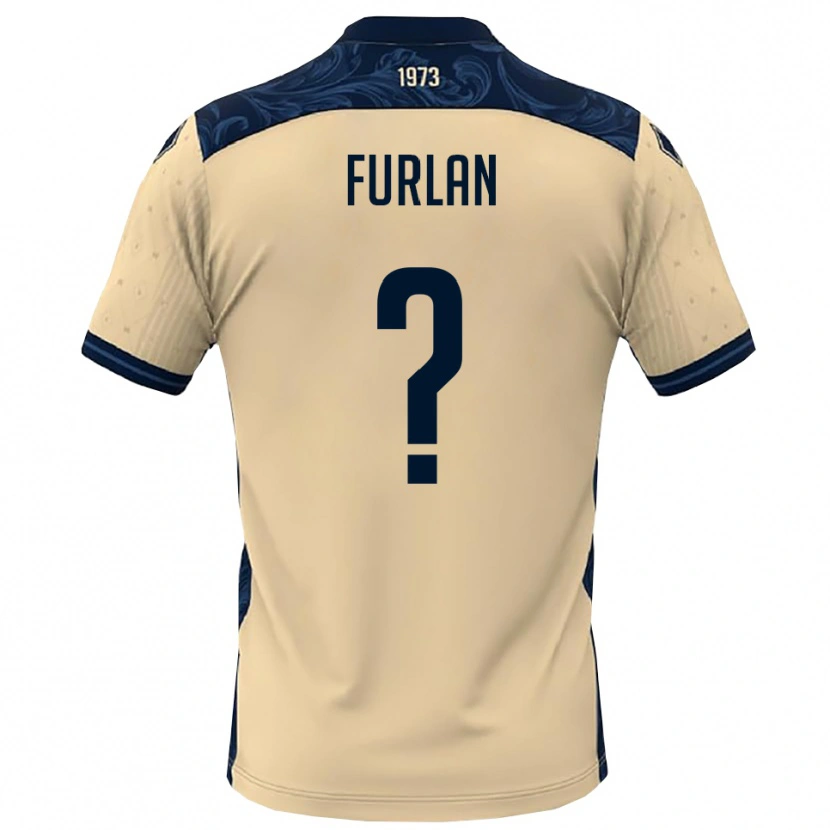 DanxenメンズGiacomo Furlan#0白と紺アウェイシャツ2025/26ジャージーユニフォーム