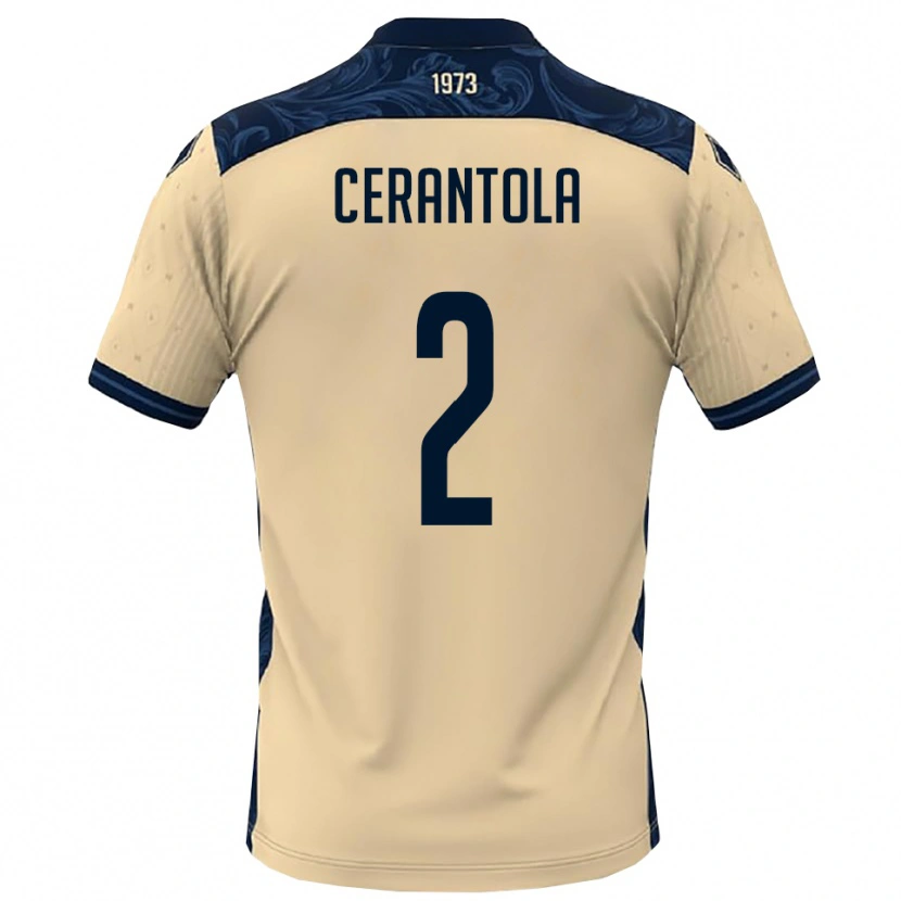 DanxenメンズRiccardo Cerantola#2白と紺アウェイシャツ2025/26ジャージーユニフォーム