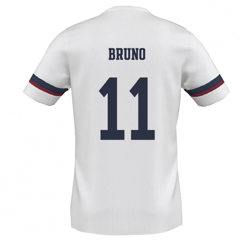 DanxenメンズNiccolò Bruno#11白と赤アウェイシャツ2025/26ジャージーユニフォーム