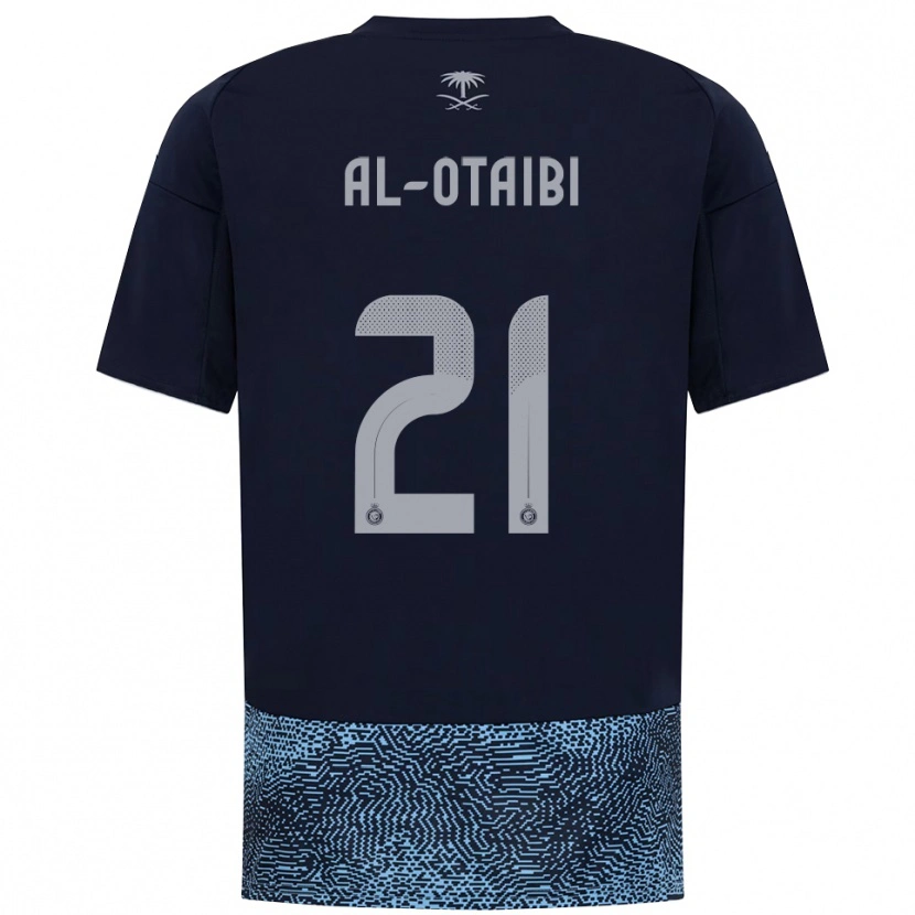 DanxenメンズAbdulrahman Al-Otaibi#21紺と水色アウェイシャツ2025/26ジャージーユニフォーム