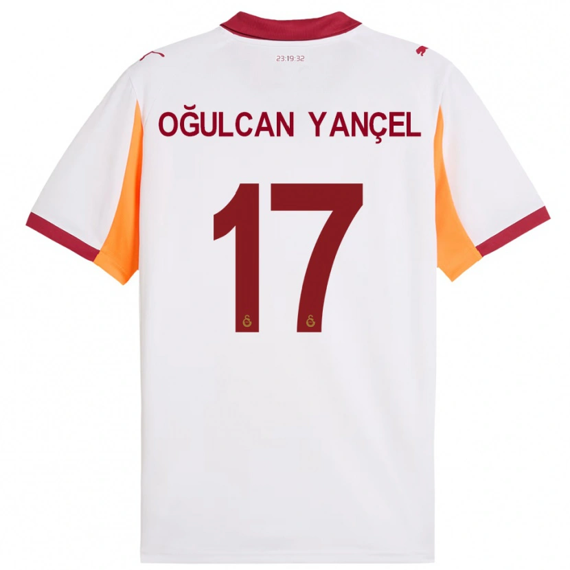DanxenメンズNecati Oğulcan Yançel#17白と赤アウェイシャツ2025/26ジャージーユニフォーム