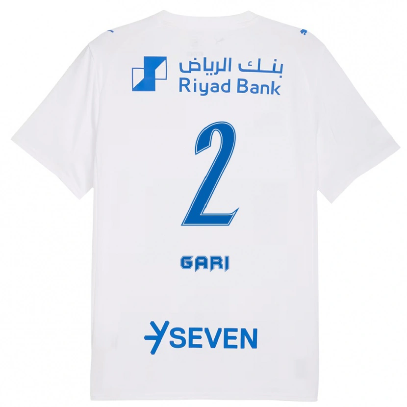 DanxenメンズFatimah Gari#2白と青アウェイシャツ2025/26ジャージーユニフォーム