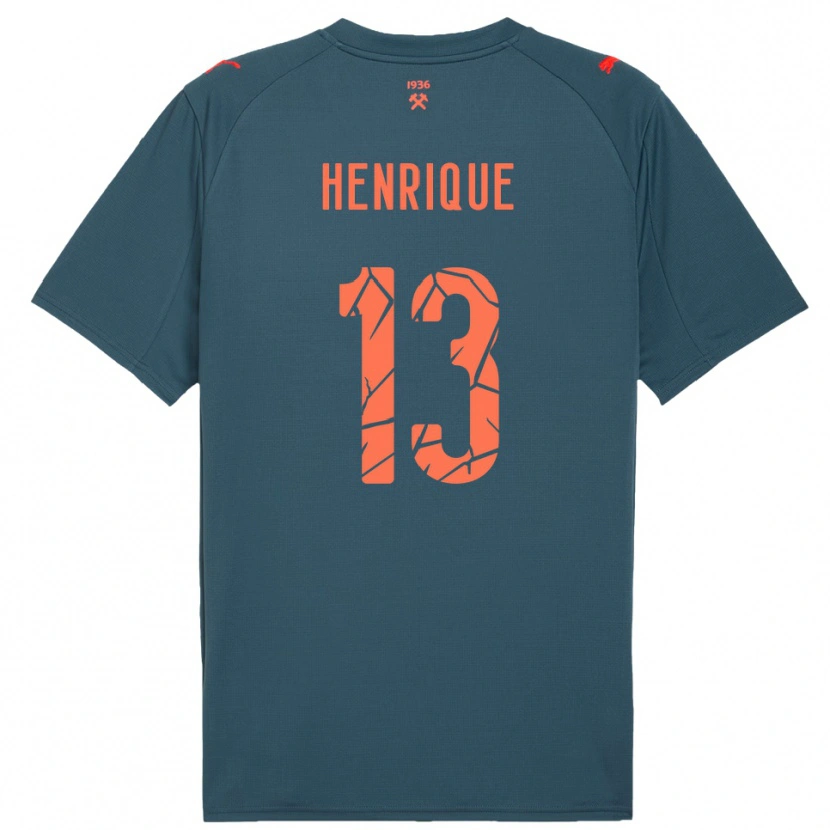 DanxenメンズPedro Henrique#13紺と赤アウェイシャツ2025/26ジャージーユニフォーム