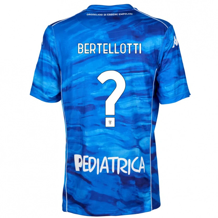 DanxenレディースGiacomo Bertellotti#0青と白ホームシャツ2025/26ジャージーユニフォーム