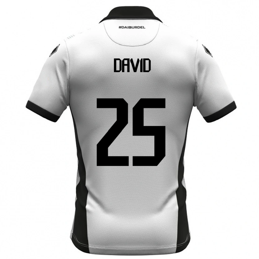 DanxenレディースAntonio David#25白、黒、オレンジホームシャツ2025/26ジャージーユニフォーム