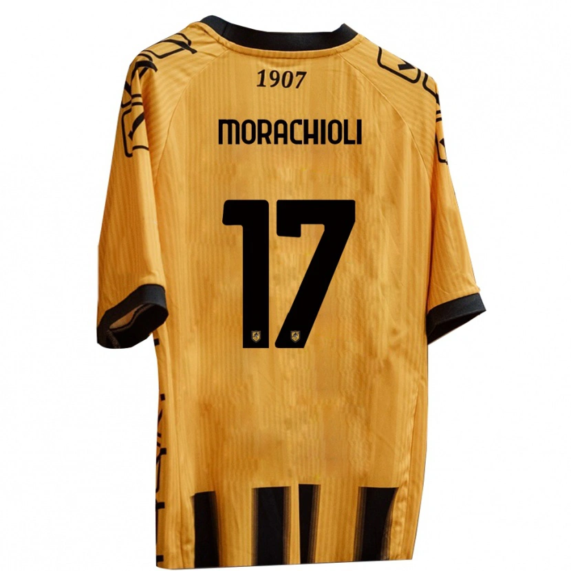 DanxenレディースGregorio Morachioli#17黄 黒ホームシャツ2025/26ジャージーユニフォーム