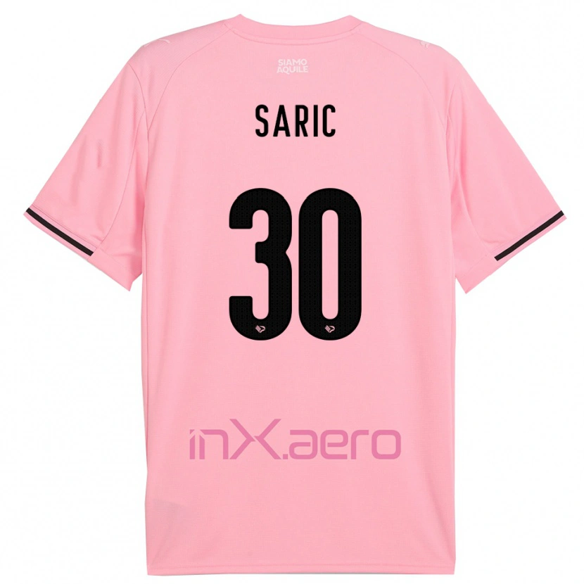 DanxenレディースDario Saric#30ピンクと黒ホームシャツ2025/26ジャージーユニフォーム