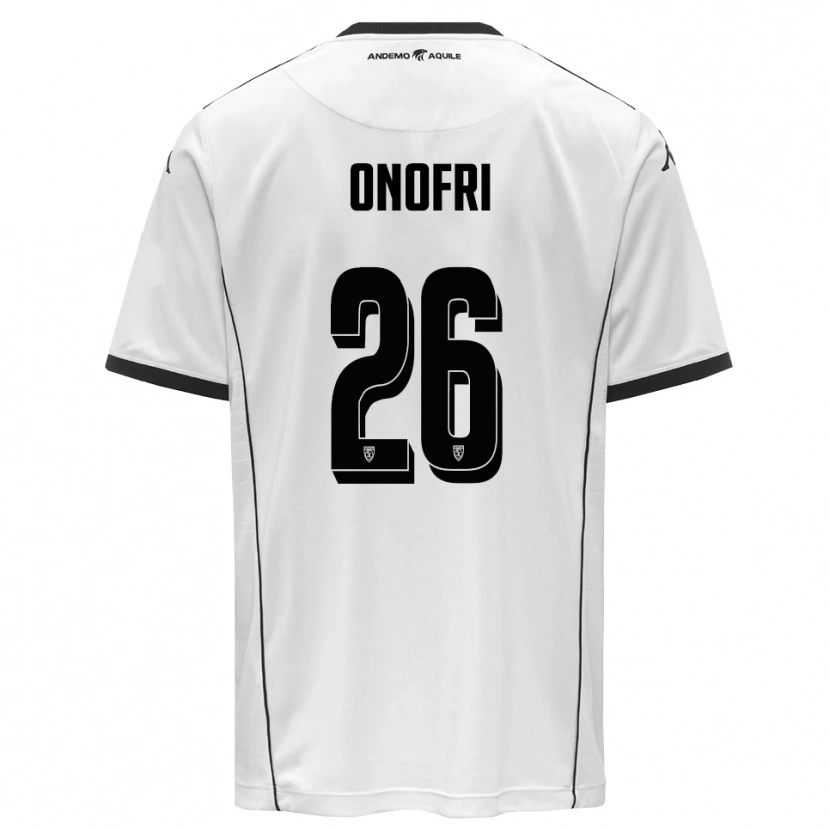 DanxenレディースMatteo Onofri#26白と黒ホームシャツ2025/26ジャージーユニフォーム