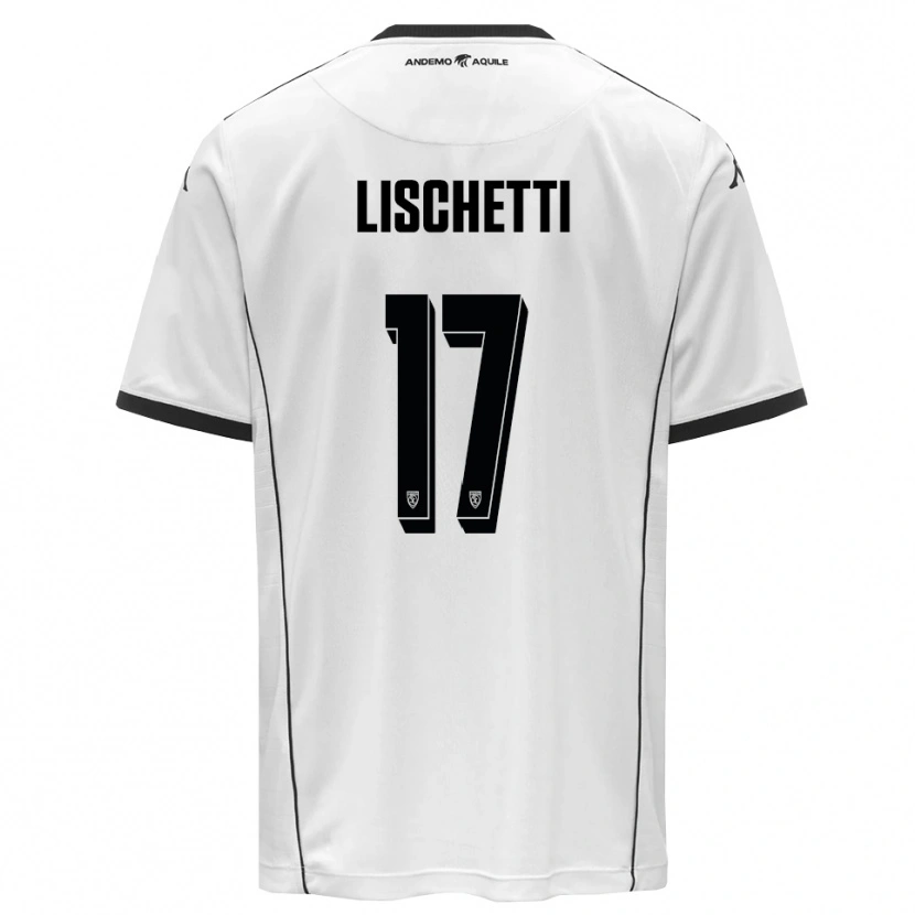 DanxenレディースLorenzo Lischetti#17白と黒ホームシャツ2025/26ジャージーユニフォーム
