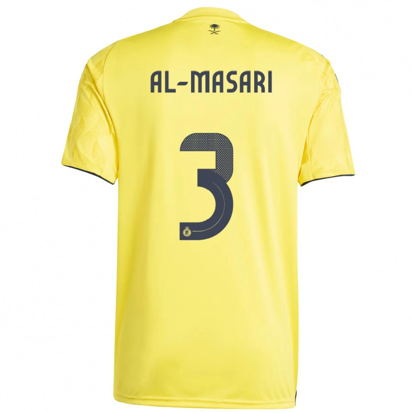 DanxenレディースWade Al-Masari#3黄色と黒ホームシャツ2025/26ジャージーユニフォーム