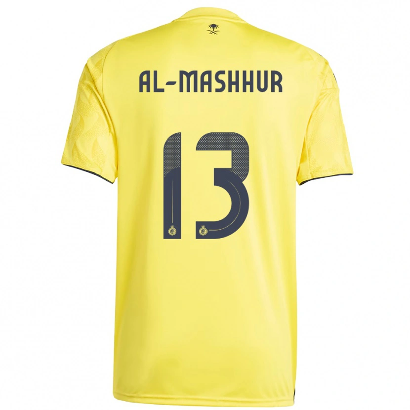 DanxenレディースFawaz Al-Mashhur#13黄色と黒ホームシャツ2025/26ジャージーユニフォーム