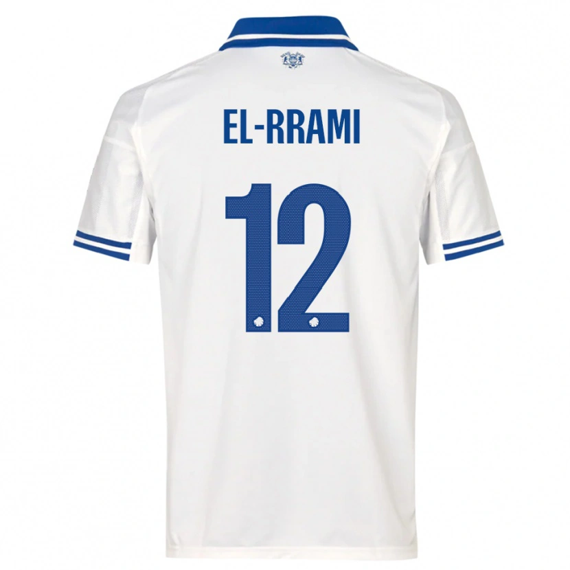 DanxenレディースJamil El-Rrami#12白と青ホームシャツ2025/26ジャージーユニフォーム