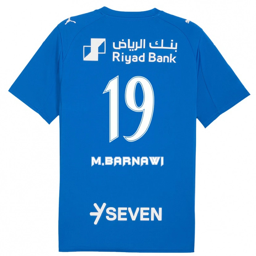 DanxenレディースMukhtar Barnawi#19青と白ホームシャツ2025/26ジャージーユニフォーム