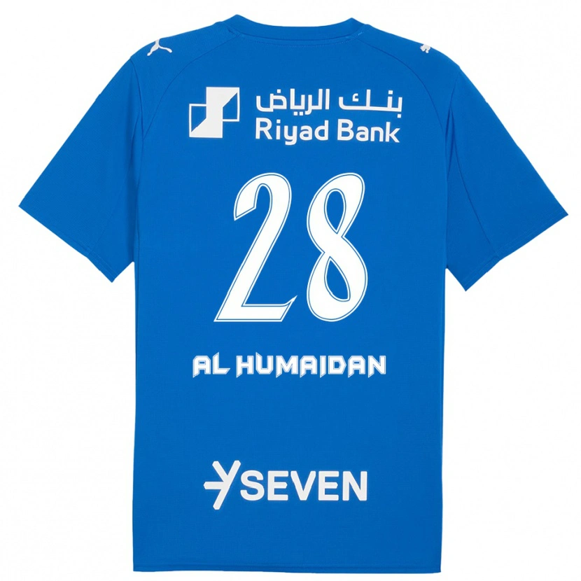 DanxenレディースFay Al-Humaidan#28青と白ホームシャツ2025/26ジャージーユニフォーム