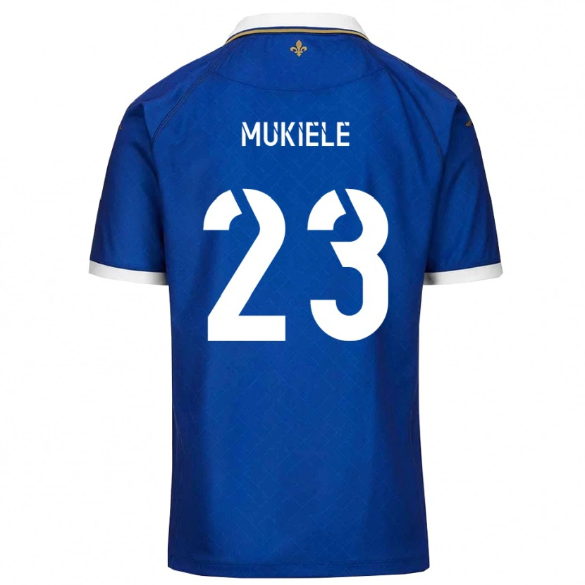 DanxenレディースNorvin Mukiele#23青 金ホームシャツ2025/26ジャージーユニフォーム