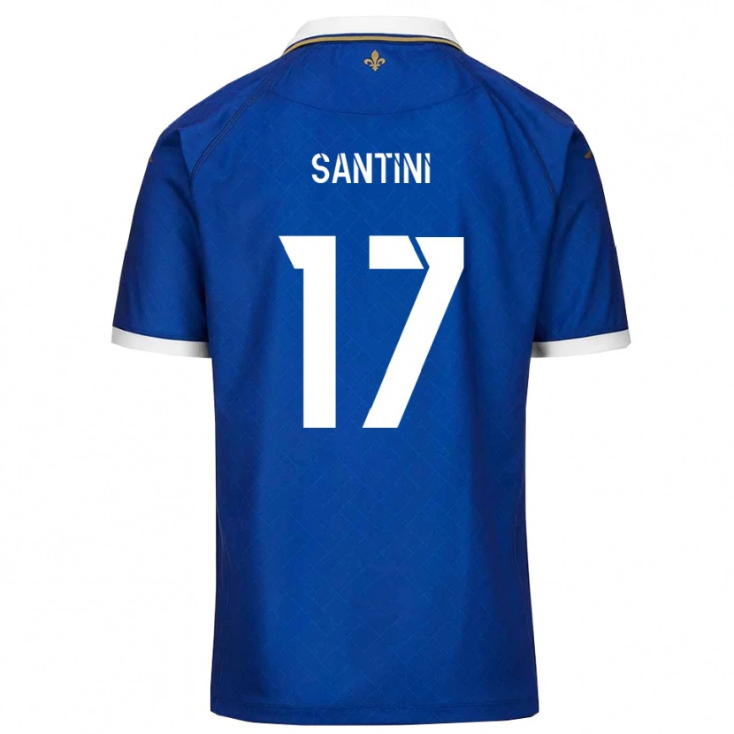 DanxenレディースJérémi Santini#17青 金ホームシャツ2025/26ジャージーユニフォーム