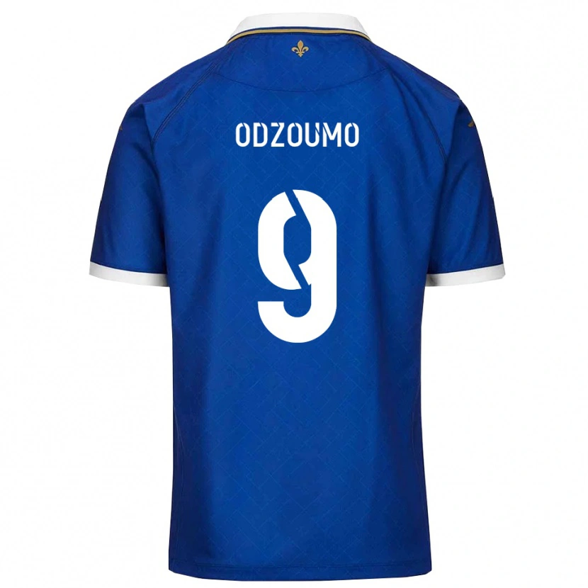DanxenレディースCédric Odzoumo#9青 金ホームシャツ2025/26ジャージーユニフォーム