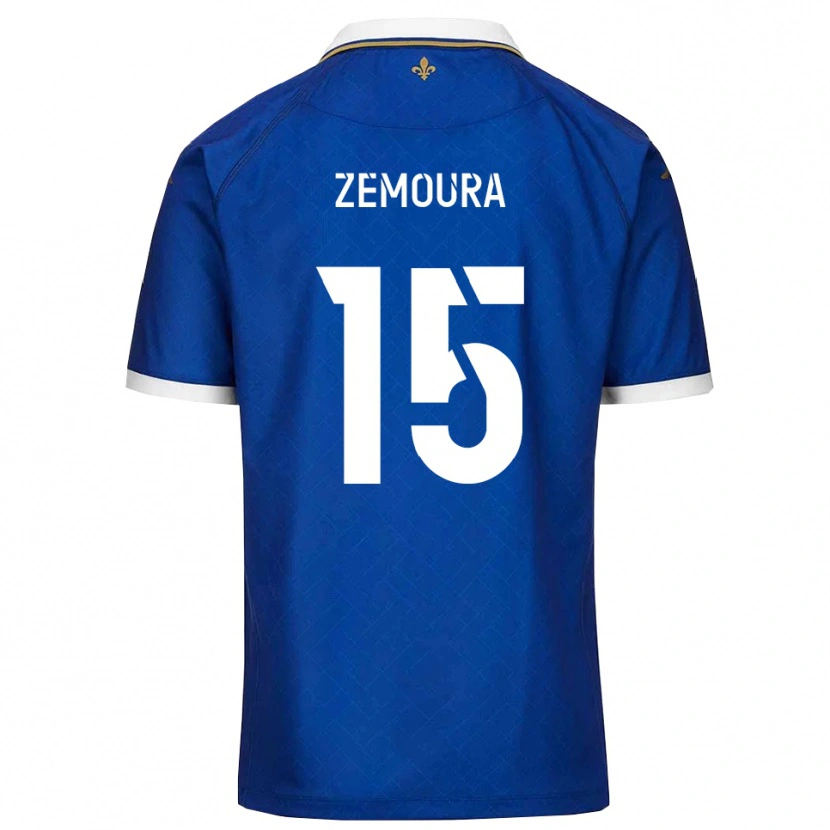 DanxenレディースYohan Zemoura#15青 金ホームシャツ2025/26ジャージーユニフォーム