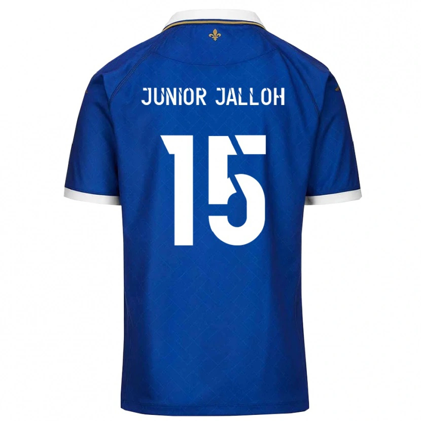 DanxenレディースAbubakar Junior Jalloh#15青 金ホームシャツ2025/26ジャージーユニフォーム