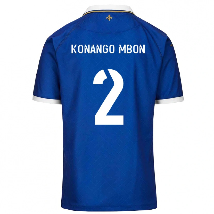 DanxenレディースJordan Konango Mbon#2青 金ホームシャツ2025/26ジャージーユニフォーム