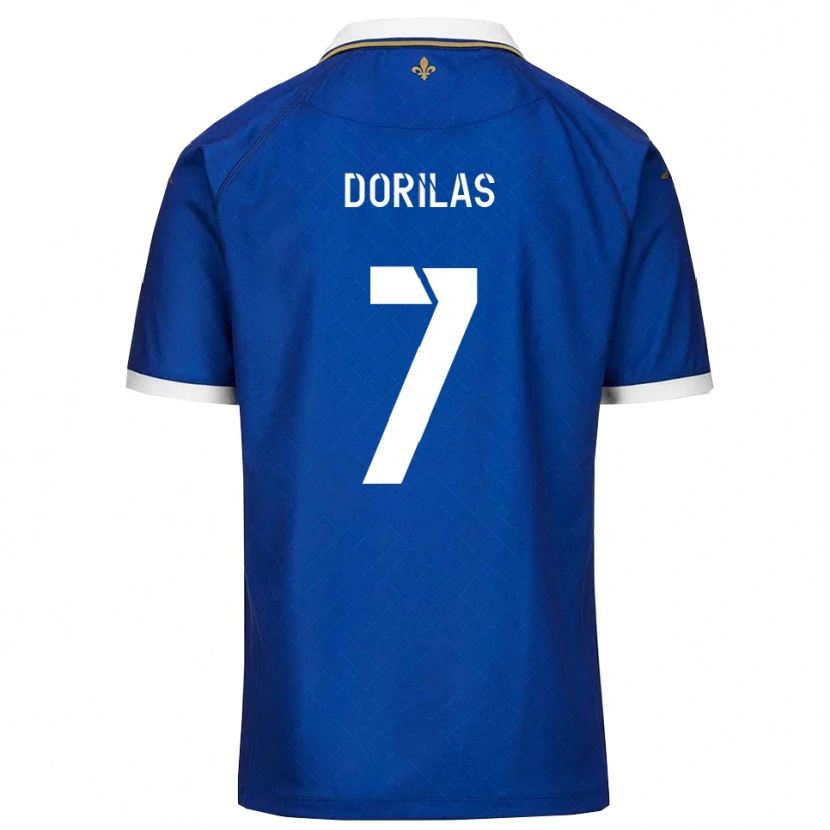 DanxenレディースJohan Dorilas#7青 金ホームシャツ2025/26ジャージーユニフォーム