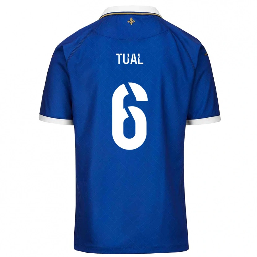 DanxenレディースMathys Tual#6青 金ホームシャツ2025/26ジャージーユニフォーム