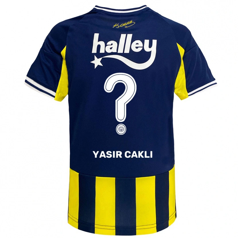 DanxenレディースAli Yasir Caklı#0黄色、紺、白ホームシャツ2025/26ジャージーユニフォーム