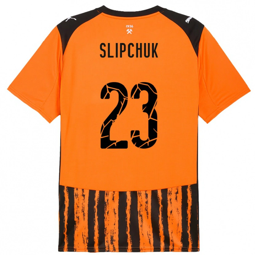 DanxenレディースMykhaylo Slipchuk#23オレンジと黒ホームシャツ2025/26ジャージーユニフォーム