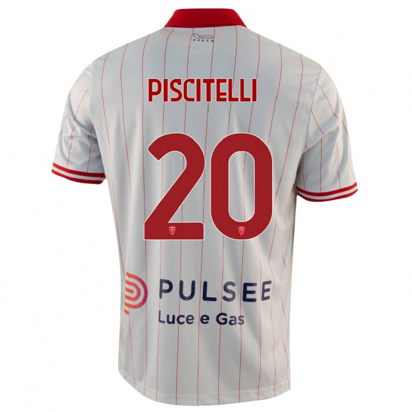 DanxenレディースPasquale Piscitelli#20白、赤、青アウェイシャツ2025/26ジャージーユニフォーム