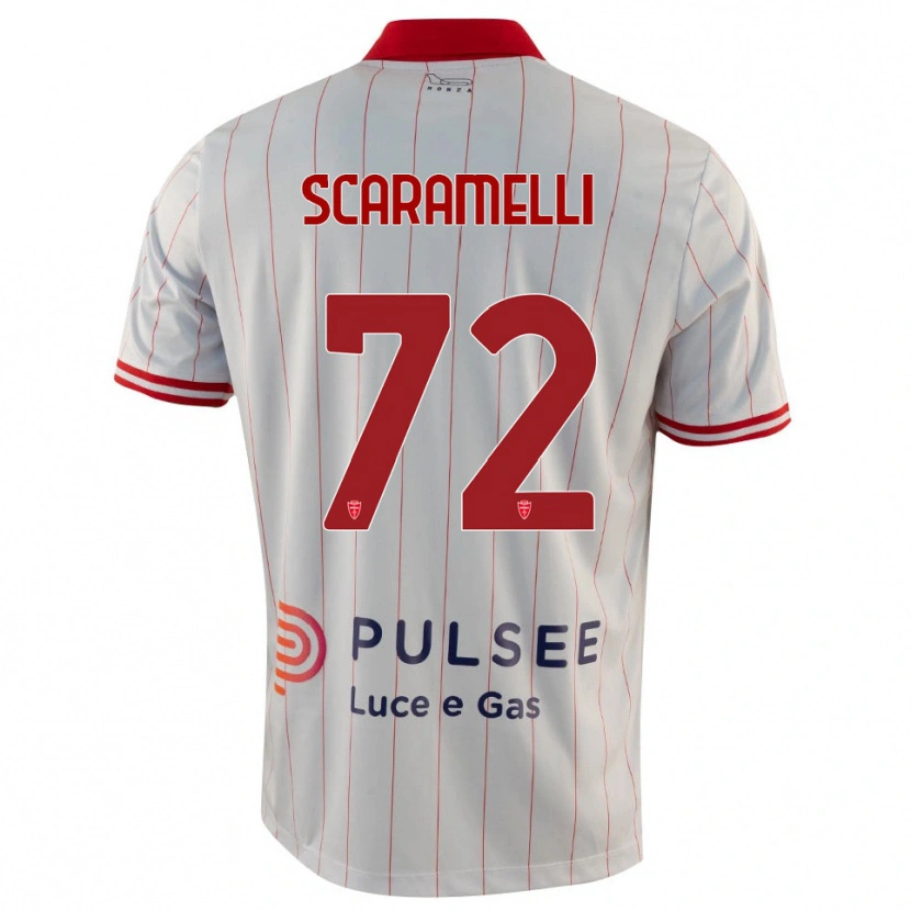 DanxenレディースEndris Scaramelli#72白、赤、青アウェイシャツ2025/26ジャージーユニフォーム